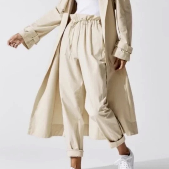 CARBON38 Paperbag pants STRETCH WOVEN DRAWSTRING PANT - Picture 2 of 6